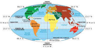 Image result for tropic of capricorn map