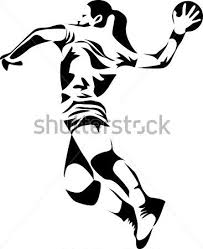 Resultado de imagem para atletas jogando handebol feminino desenhos