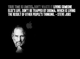Inspired Steve Jobs Quote | The Presentation Designer via Relatably.com