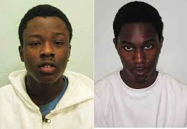 Jailed: Tyrone Richards, 17, (left) and Enoch Amoah, 19 (right) were found guilty of conspiracy to commit GBH and were sentenced to seven years detention - 56