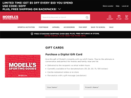 Modell's Sporting Goods | Gift Card Balance Check | United States ...