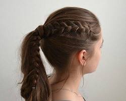 صورة Ponytail hairstyle for girls