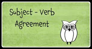 Image result for making subjects and verbs agree