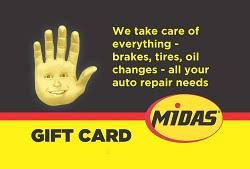 Gift Card The Midas Gift Card is available for purchase and ...