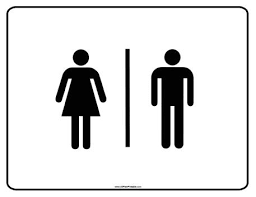 Résultat de recherche d'images pour "restroom sign"