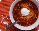 A Year of Slow Cooking: Original Taco Soup CrockPot Recipe