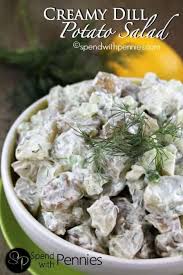 Creamy Dill Potato Salad - Spend With Pennies
