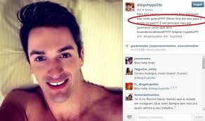 Uma simples selfie e uma mensagem equivocada foram suficientes para colocar Diego Hypolito como um dos ... - Capturar32