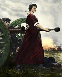 revolutionary war woman cannon