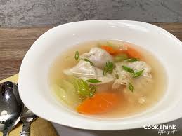 Wonton Soup Nutritional Information and Recipe - CookThink