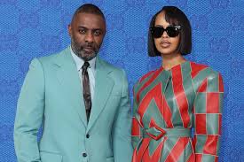 Idris Elba and Wife Sabrina Wear Complimenting Ensembles at Gucci Fashion 
Show in Milan