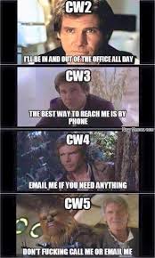 Just Warrant Officer things - Navy Memes - clean mandatory fun via Relatably.com