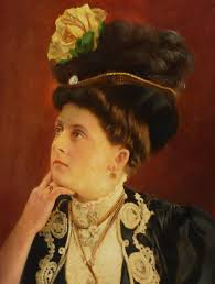 Arthur Fischer (1872 - 1948) German artist oil painting portrait of a woman - dg0439.1L