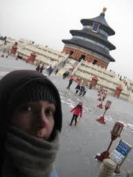 After getting rather cold walking round Tian&#39;anmen and the shops, I thought “I&#39;ll go to the Temple of Heaven, that must have some indoor bits”. - 110212-024