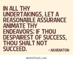 In all thy undertakings, let a reasonable assurance animate ... via Relatably.com
