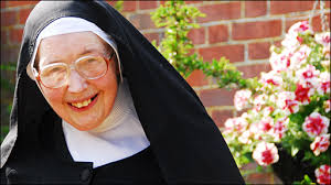 Sister Wendy Beckett says the fundamentalists and the atheists are basing their belief on an untruth, and are afraid of God. She says there is a great need ... - _46183854_sisterwendy_bbcposter