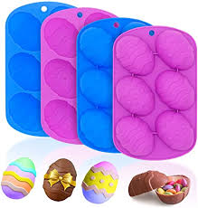 4Pack Easter Egg Silicone Mold, Easter Egg ... - Amazon.com