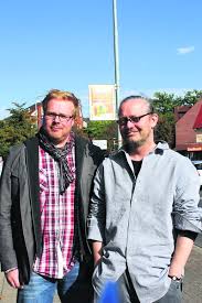 Laden zum Herbstmarkt ein: Dirk Guddat (li.) und Stephan Schmidt ...