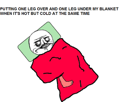 Funny Memes: How I Sleep When It&#39;s Hot And Cold - NoWayGirl via Relatably.com