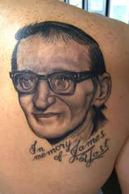 Ron Meyers - Memorial tattoo of James Yost - ib9uspQi