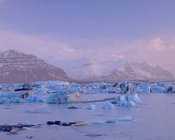 Jokulsarlon Buzul Gölü, İzlanda resmi