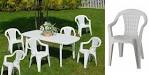 Table de jardin - Salon de jardin, table et chaise Leroy Merlin