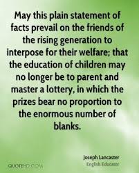 Joseph Lancaster Education Quotes | QuoteHD via Relatably.com
