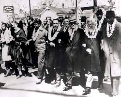 Image of Rabbi Abraham Joshua Heschel and Dr. Martin Luther King Jr.