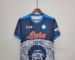 Image of Diego Maradona Napoli jersey