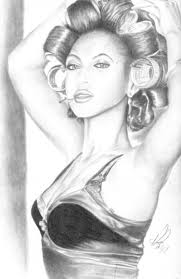 &quot;Beyonce&#39;&quot; Zeichnung als Poster und Kunstdruck von <b>Paul McGill</b> bestellen. - beyonce-bmp