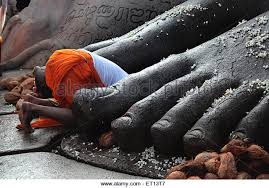 Image result for images of devotee at gods feet