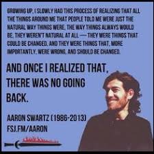 Arshia T Role model Aaron Swartz | Projects to Try | Pinterest ... via Relatably.com