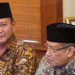 Soal Cawapres, Prabowo Akan Konsultasi ke NU dan Muhammadiyah