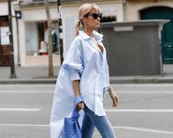 Oversize shirt with jeans