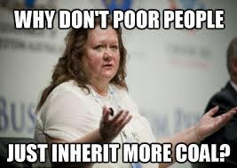 Gina Rinehart – Meme Mining | We Matter Media via Relatably.com