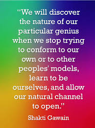 Discover The Nature Of Your Genius | Shakti Gawain Quotes | The ... via Relatably.com