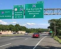 Image of I287 highway in New Jersey