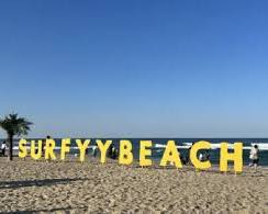 강원도 양양 낙산사 하조대 서피비치 풍경, AI로 생성