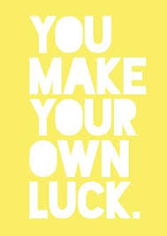 Luck Quotes on Pinterest | Oprah Quotes On Love, Opposites Attract ... via Relatably.com