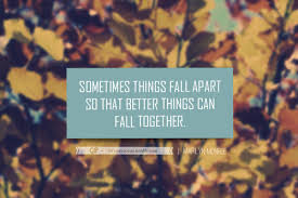 FEAR QUOTES THINGS FALL APART image quotes at hippoquotes.com via Relatably.com
