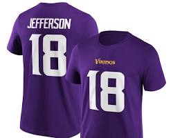Image of Justin Jefferson jersey shirt