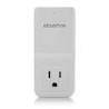 ISELECTOR Single-Outlet Wall Mount Travel Charger Adapter Power Strip 5A 4 USB Charging Ports-White