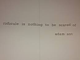 Adam Ant Quotes. QuotesGram via Relatably.com