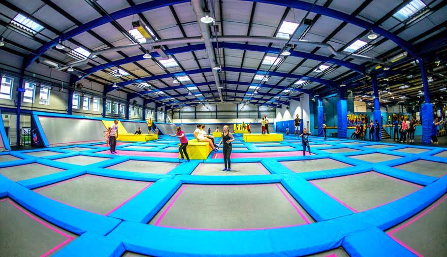 Airhop play centre with trampolines