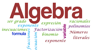 Resultado de imagen de algebra