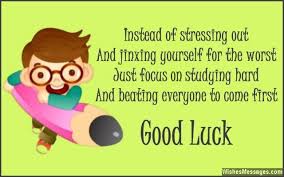 Good Luck Messages for Exams: Best Wishes for Tests ... via Relatably.com