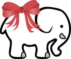 Image result for christmas elephant clipart