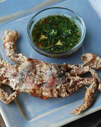 Crispy Soft-Shell Crabs with Bangalore-Style Dipping Sauce Recipe ...