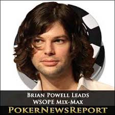 Brian Powell The final leg of the Split Format NL Hold´em Championship will start today with 16 players entering the heads-up stage of the event after ... - brian-powell