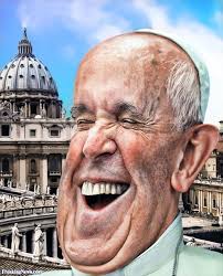 Image result for pope francis caricature
